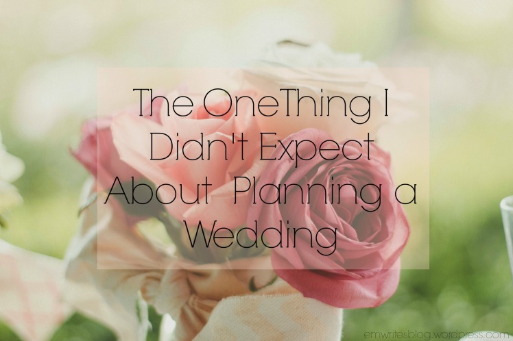 I didn't expect to have wedding nightmares when planning my wedding