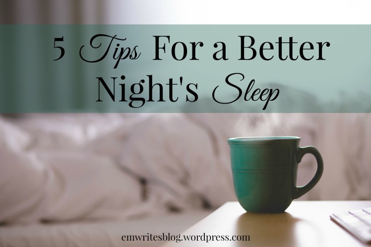 5 Tips For a Better Night's Sleep | Do you have trouble falling asleep? Try a new routine including these tips. These are my tried and true ways to fall asleep quickly and soundly.